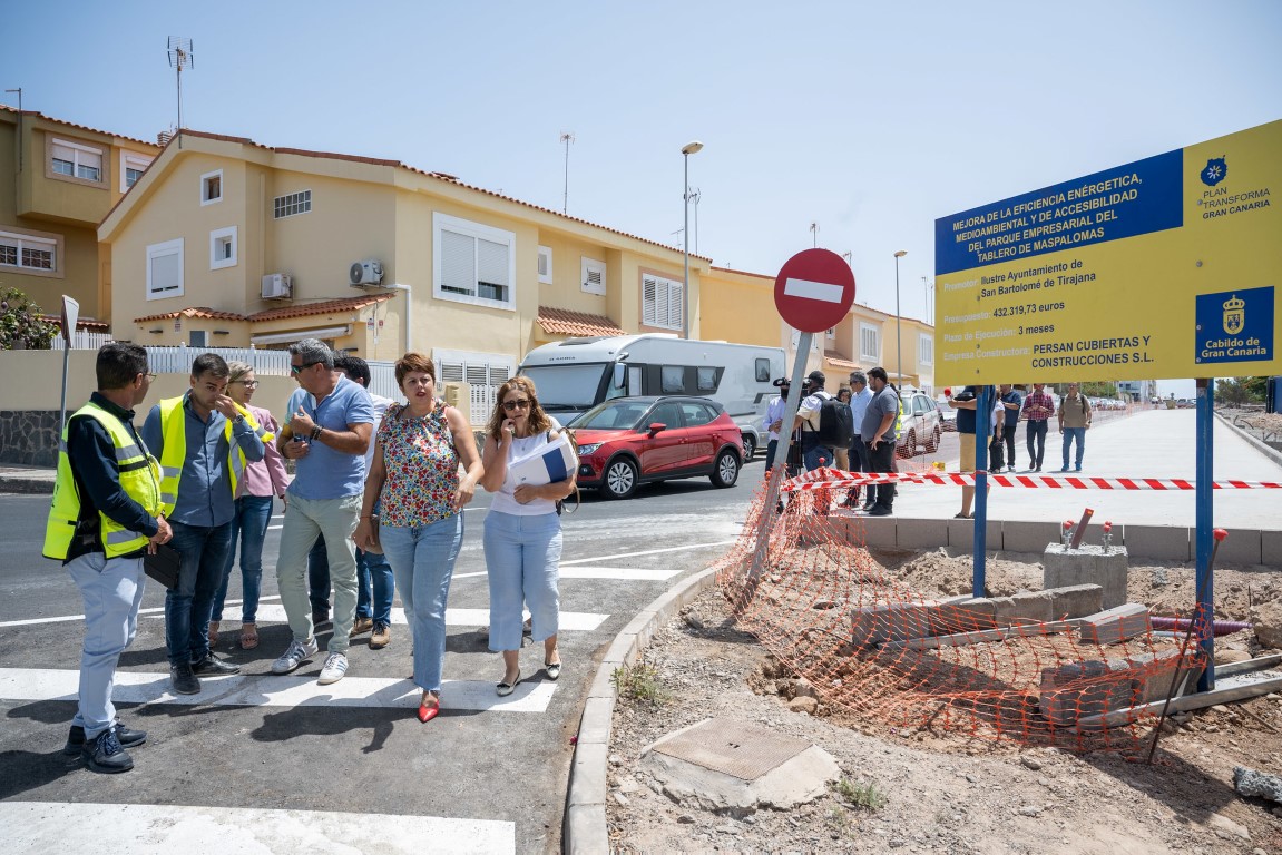 El Cabildo invierte 480.000 euros en modernizar y dinamizar el Parque Empresarial El Tablero