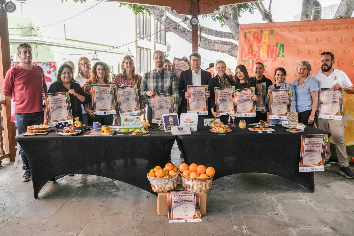 14 establecimientos se suman a la VI Jornada de la Naranja para promover el cítrico teldense con recetas de los más variadas